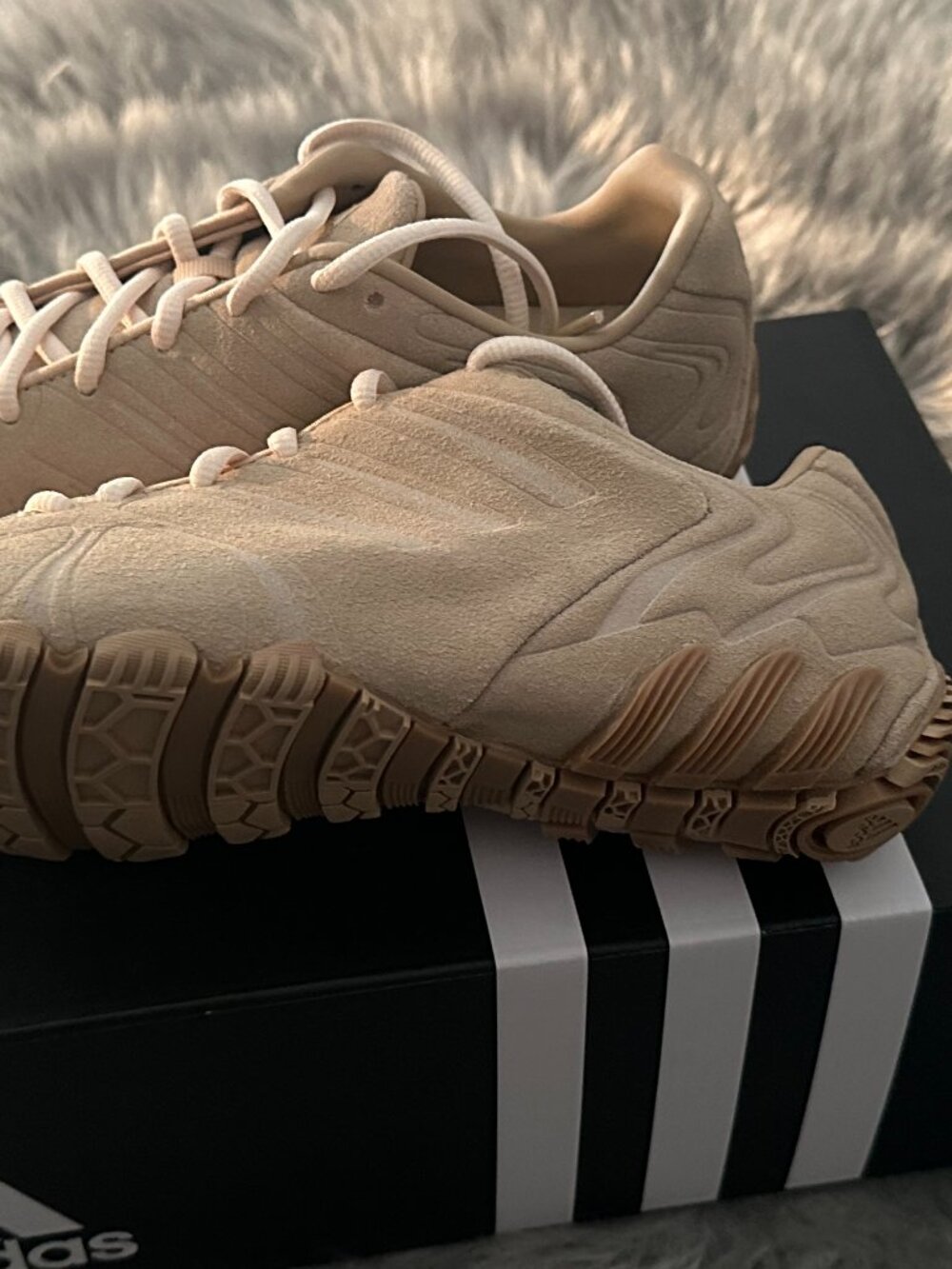 adidas Ghost Sprint Magic Beige Gum Sneakers Women’s 5.5 JS1067